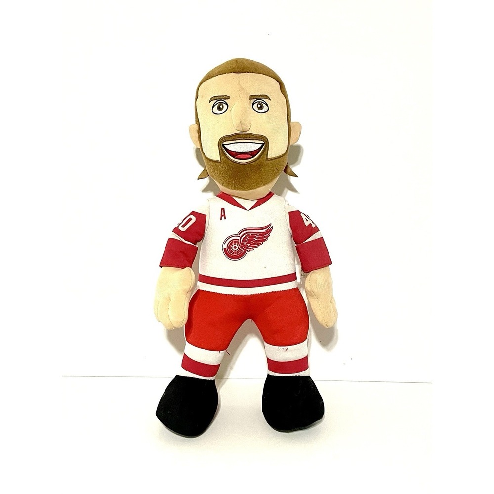 NHL Detroit Redwings #40 Henrik Zetterberg Plush Doll 14" by Bleacher Creatures